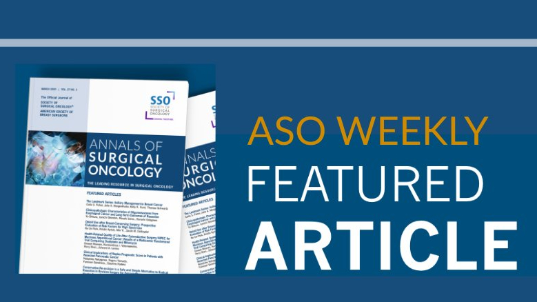 Annals of Surgical Oncology