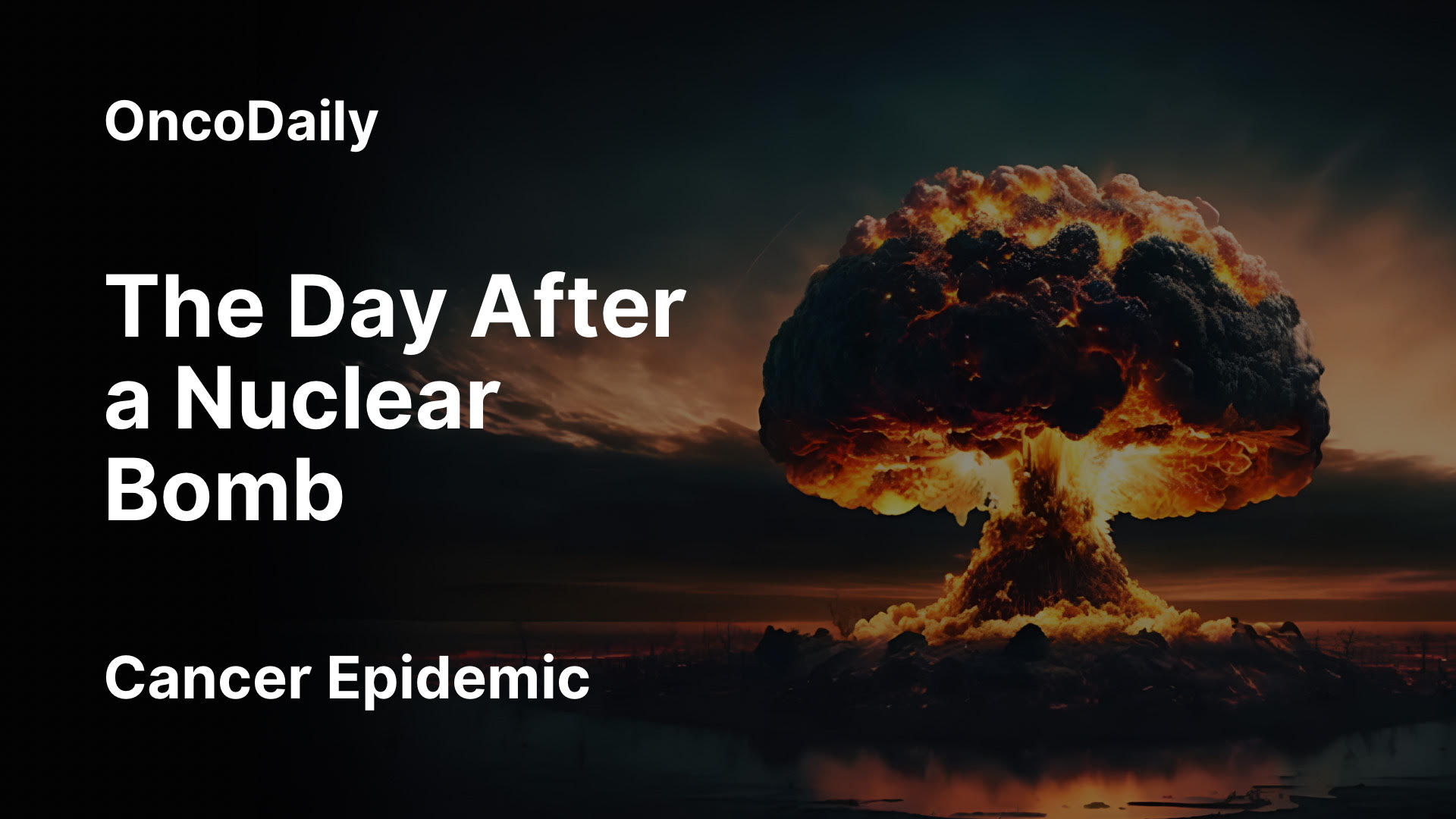 nuclear bomb cancer risk