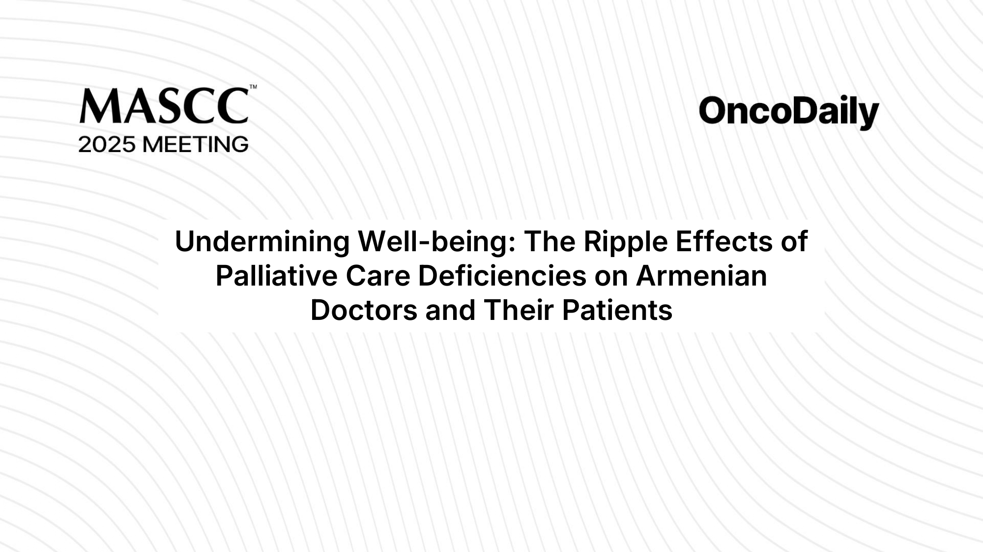 Palliative care