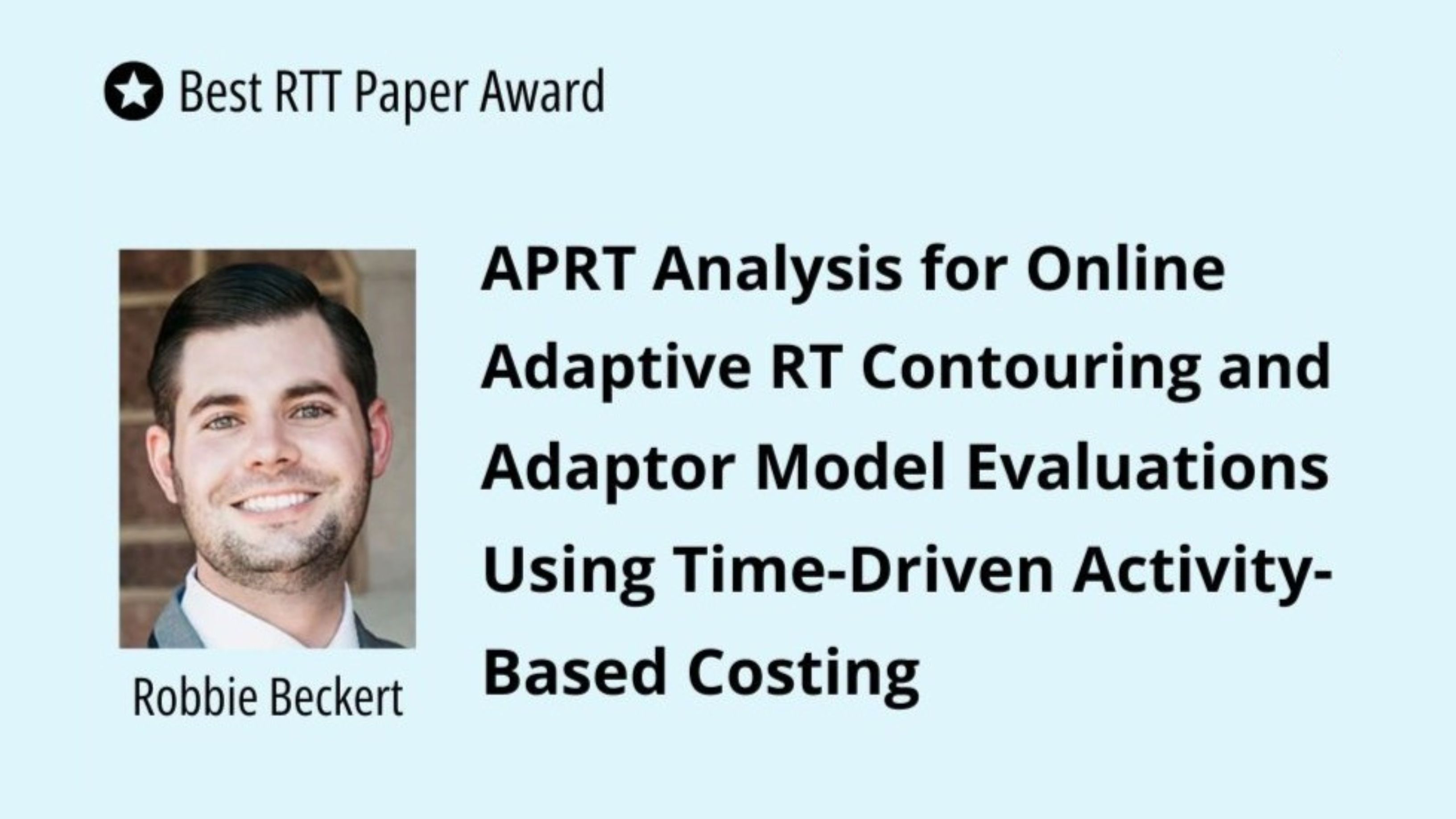 Best RTT Paper Award