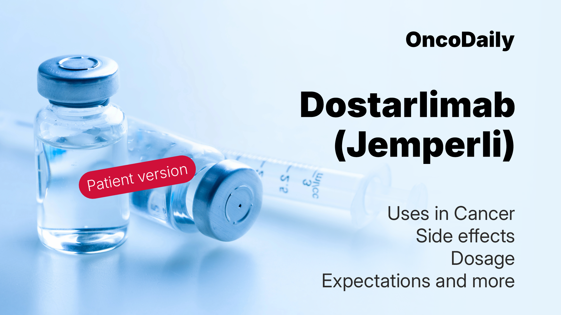 Dostarlimab (Jemperli) patient version oncodaily