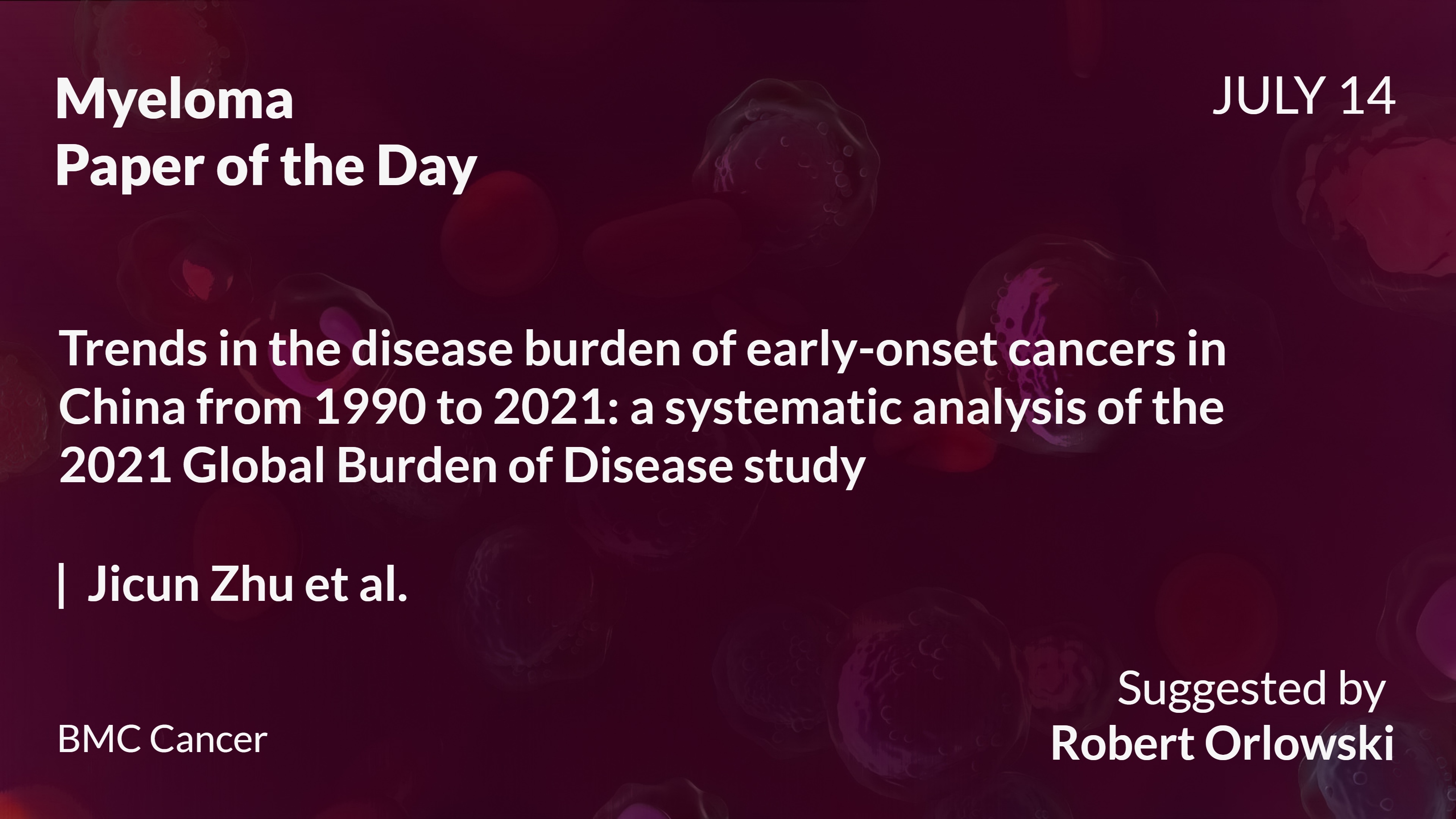 Myeloma Paper of the Day