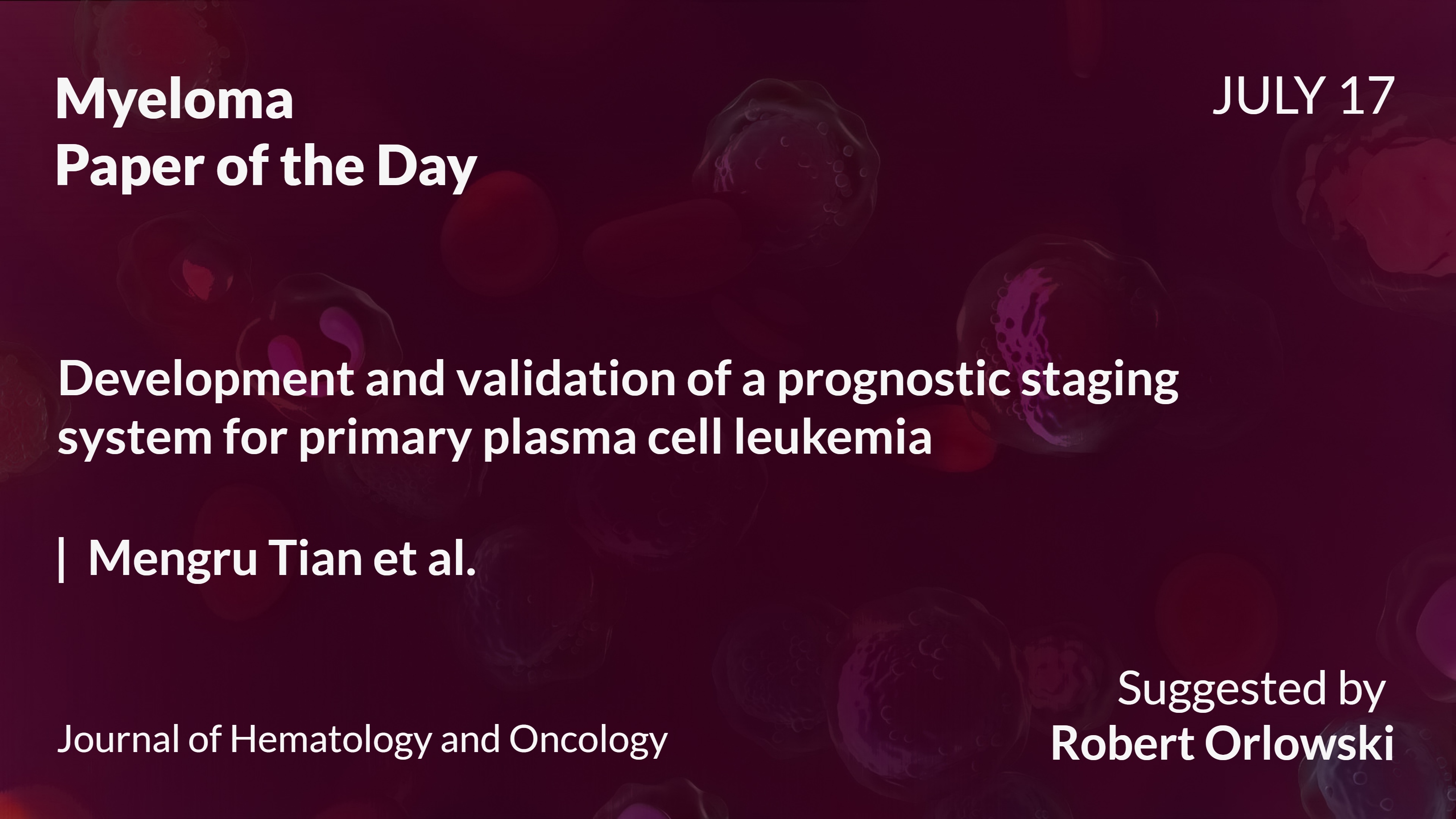 Myeloma Paper of the Day