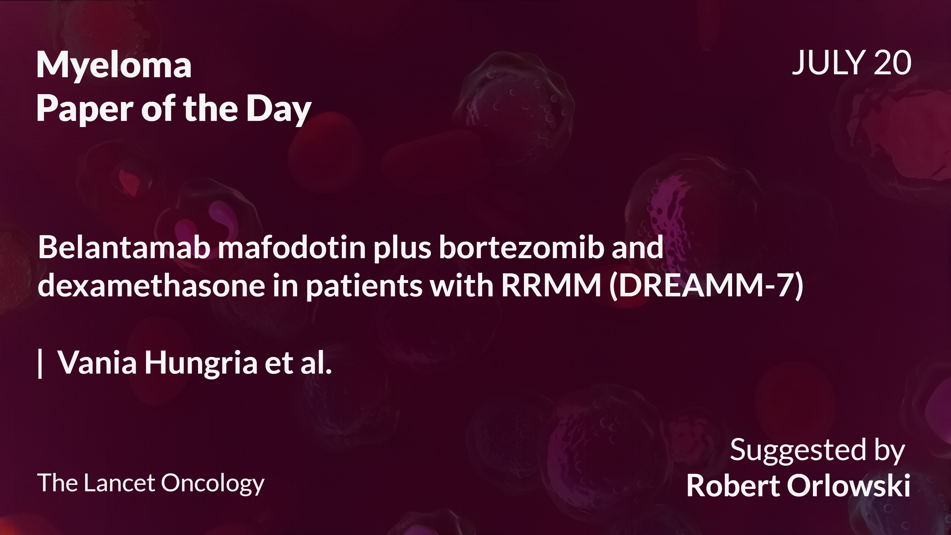 Myeloma Paper of the Day