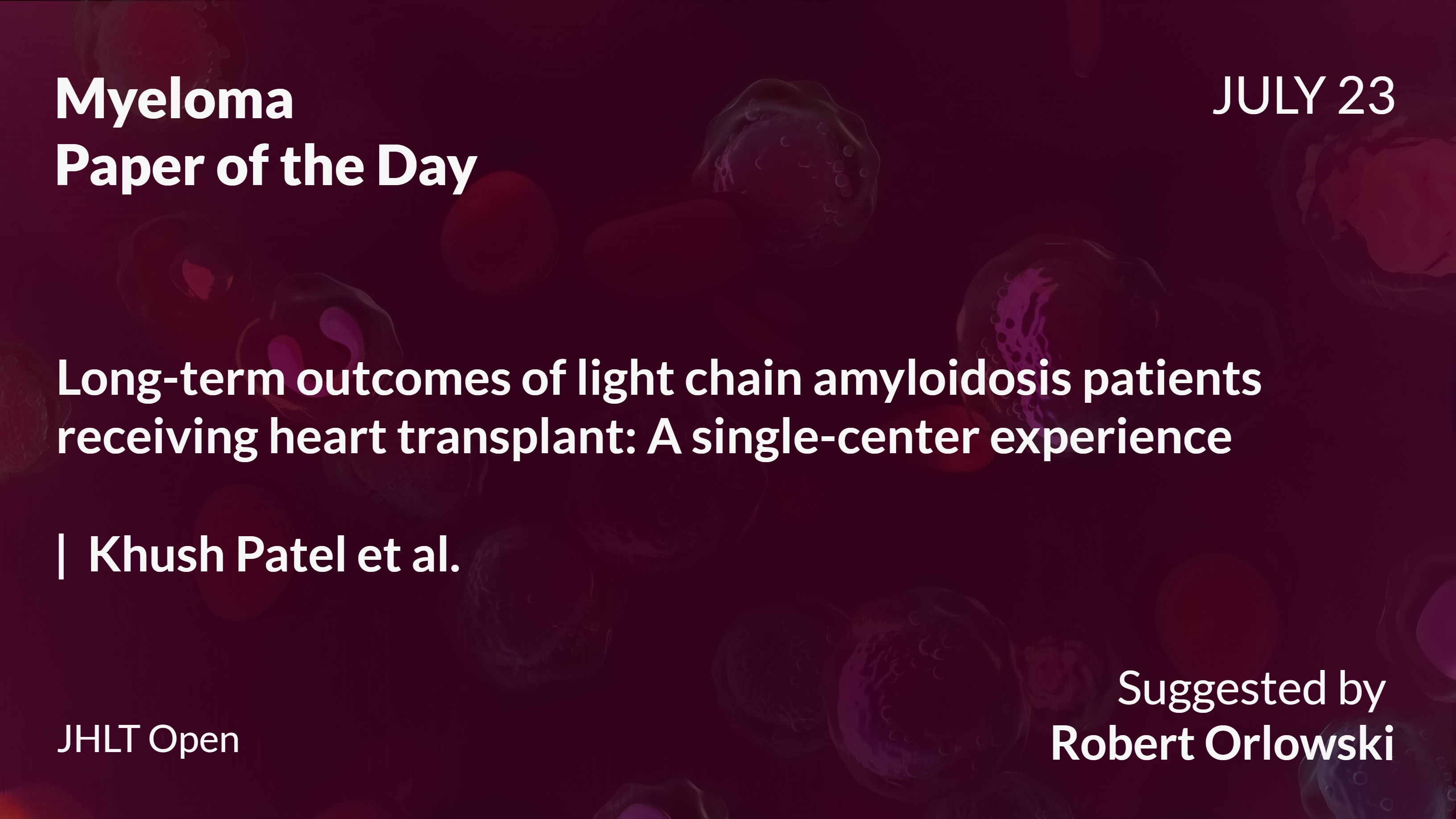 Myeloma Paper of the Day
