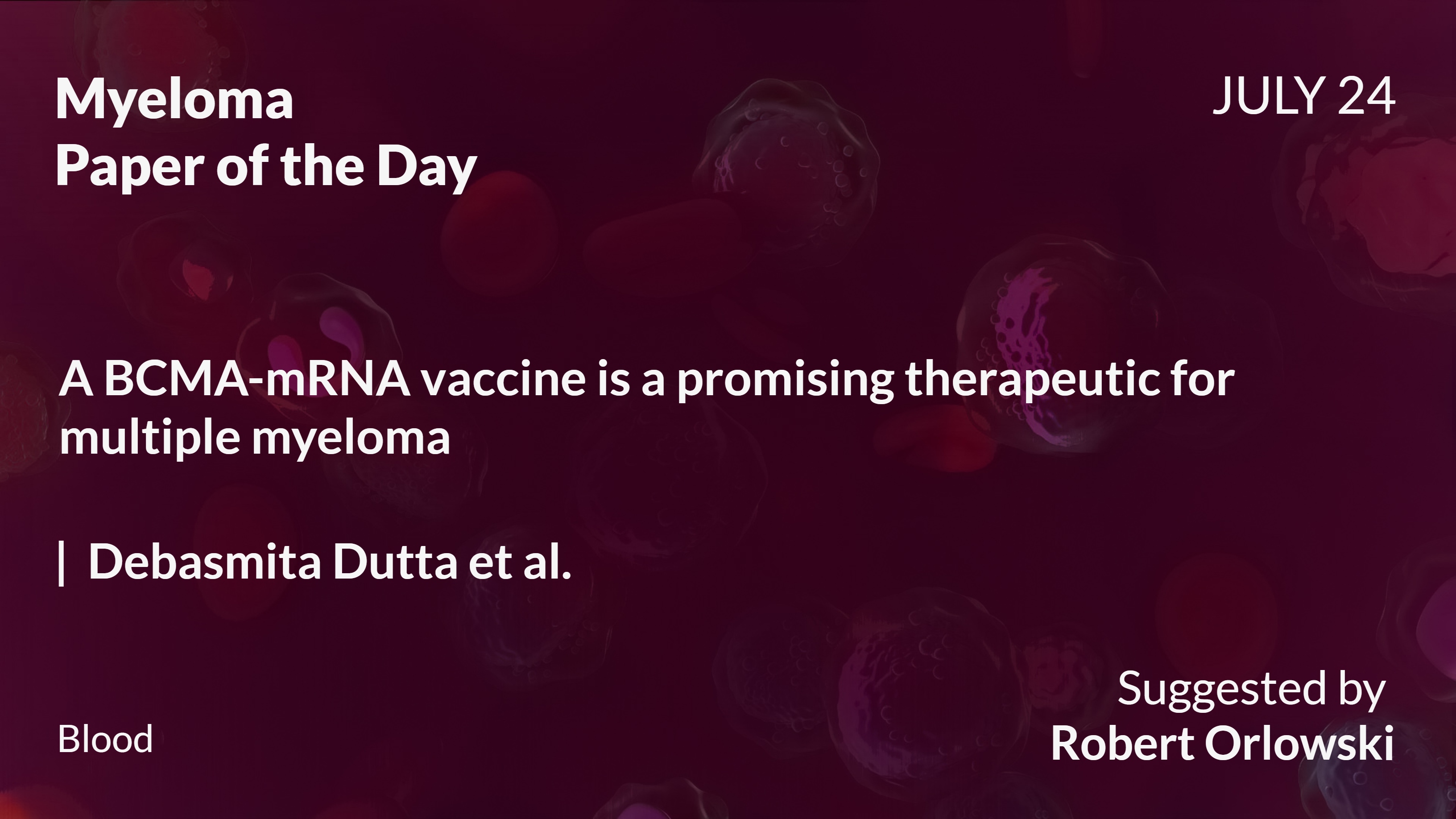Myeloma Paper of the Day