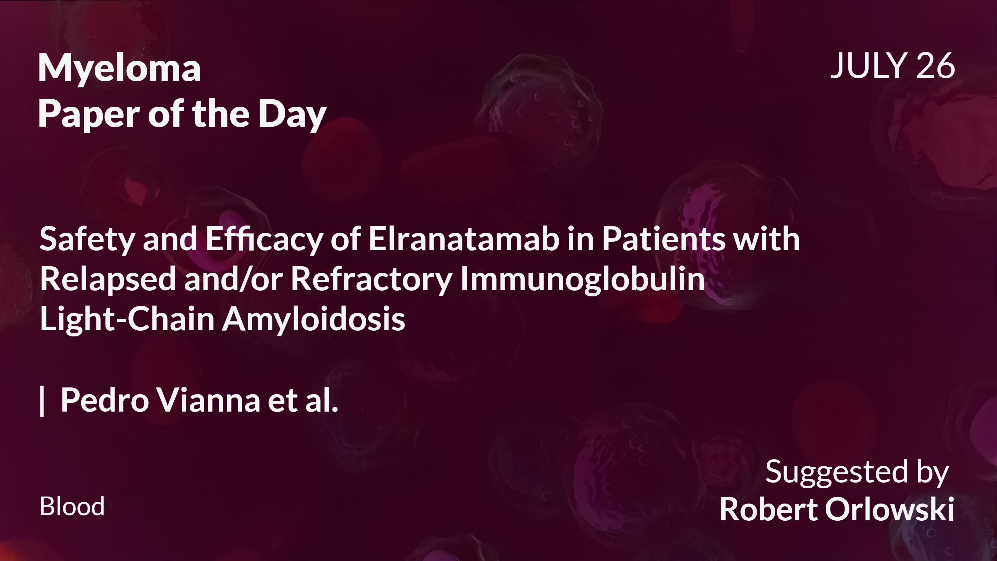 Myeloma Paper of the Day