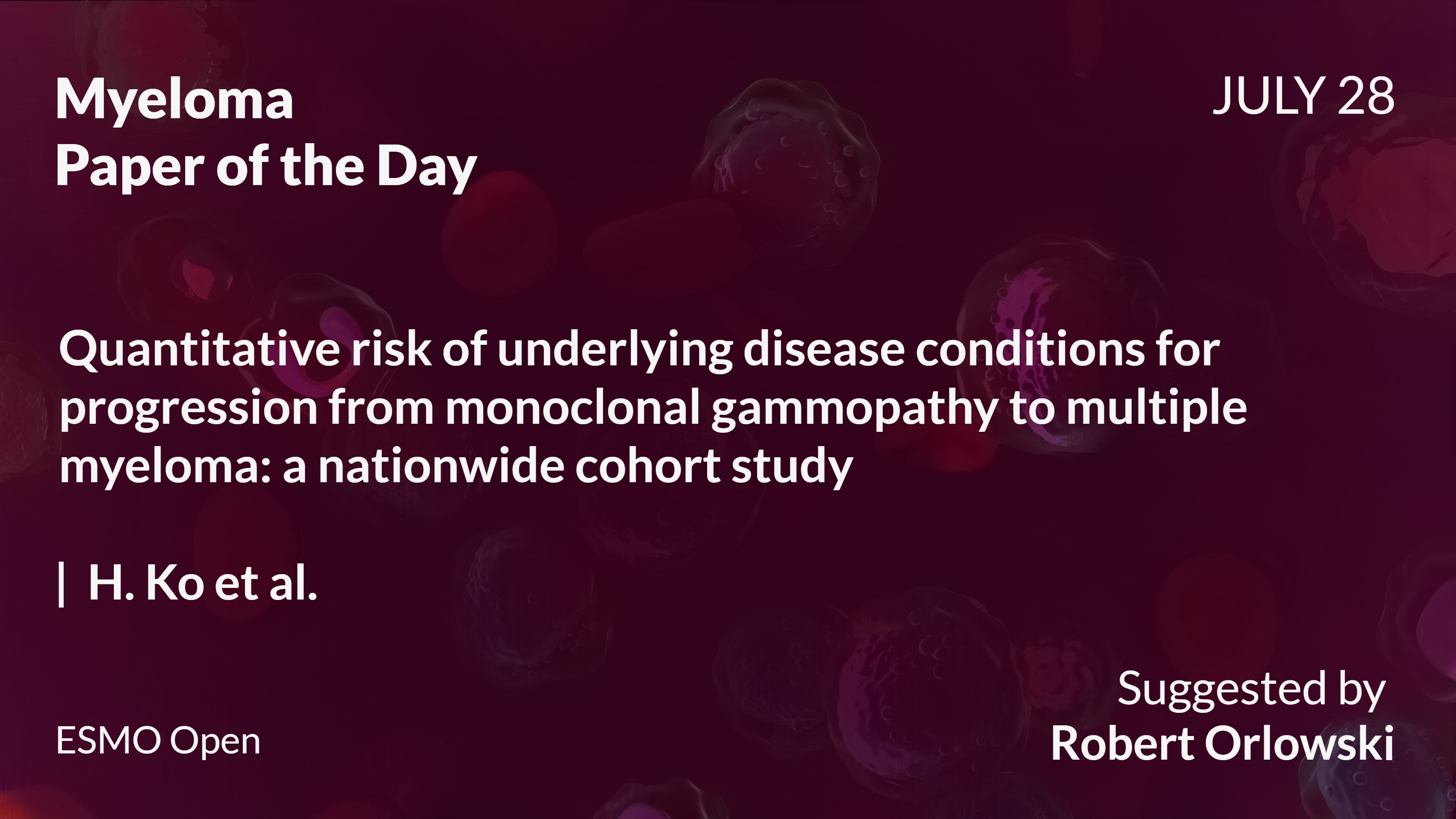 Myeloma Paper of the Day