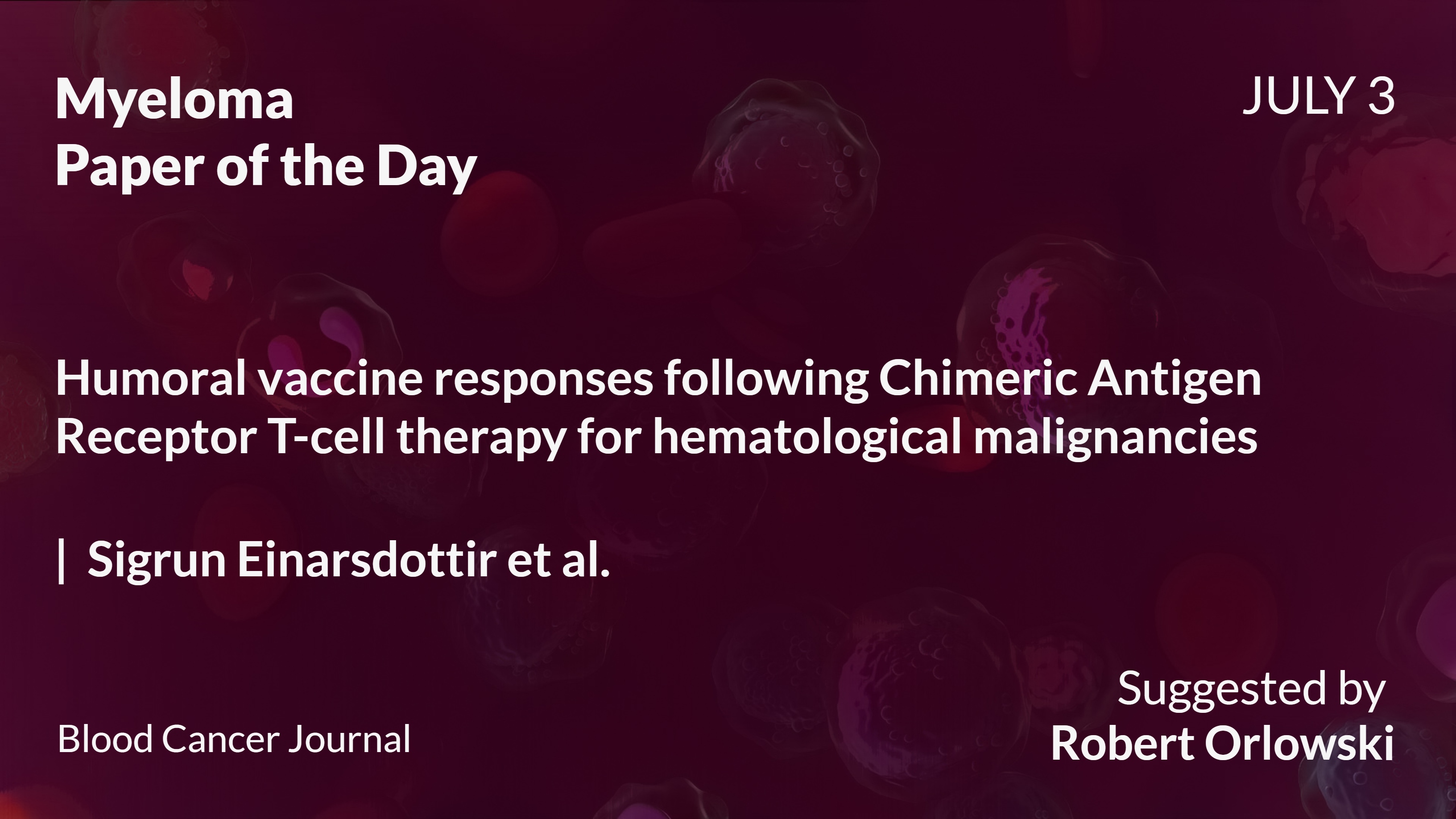Myeloma Paper of the Day