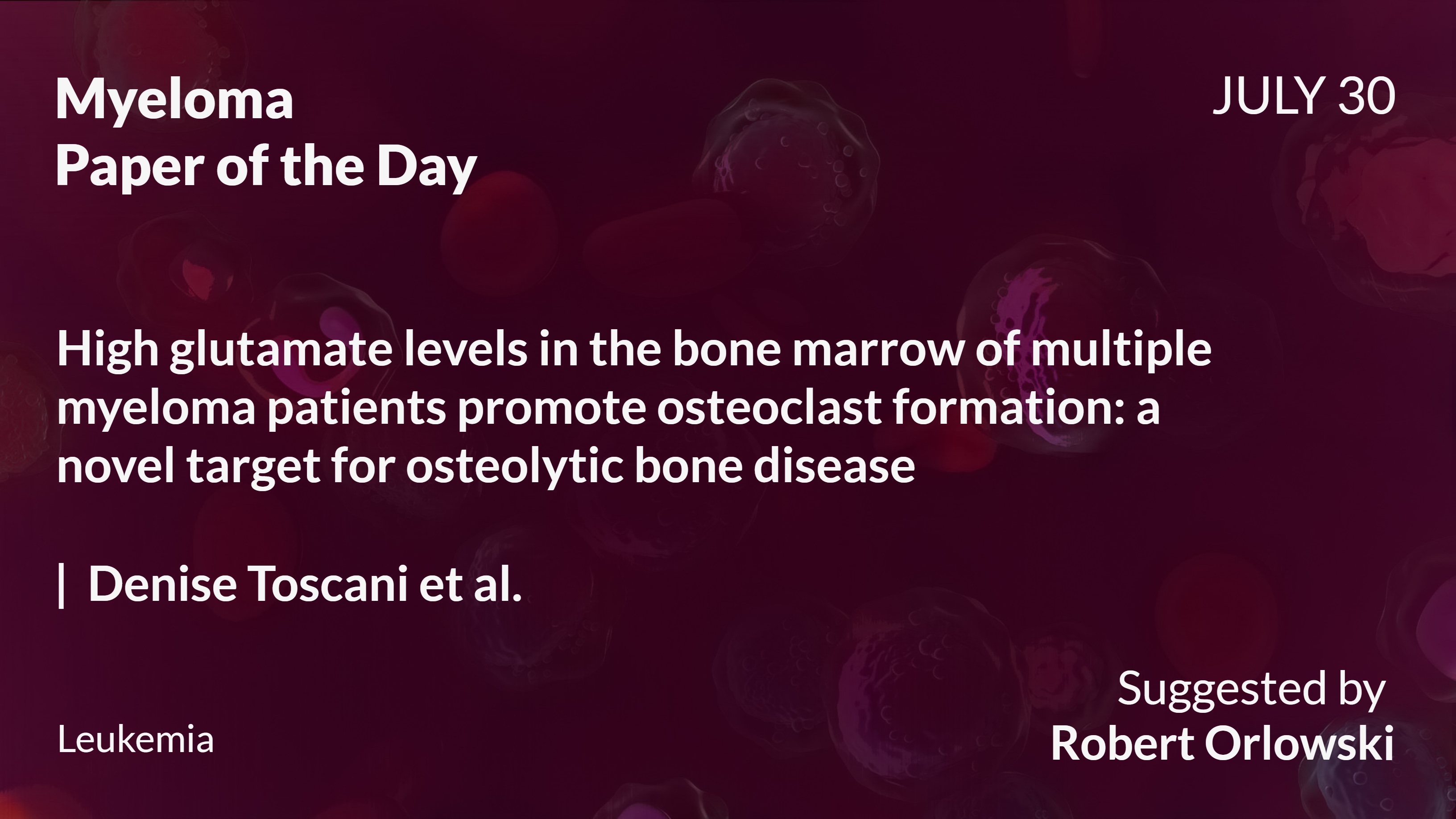 Myeloma Paper of the Day