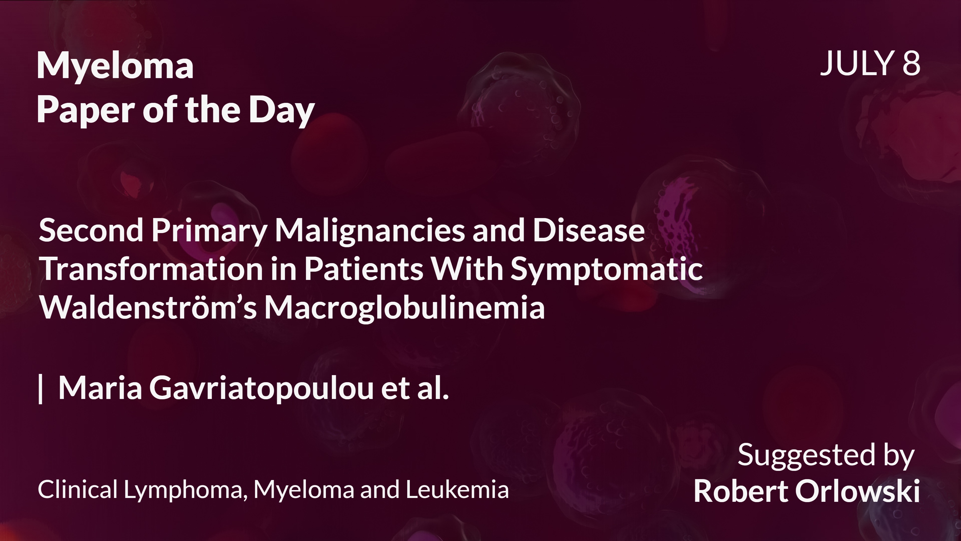Myeloma Paper of the Day