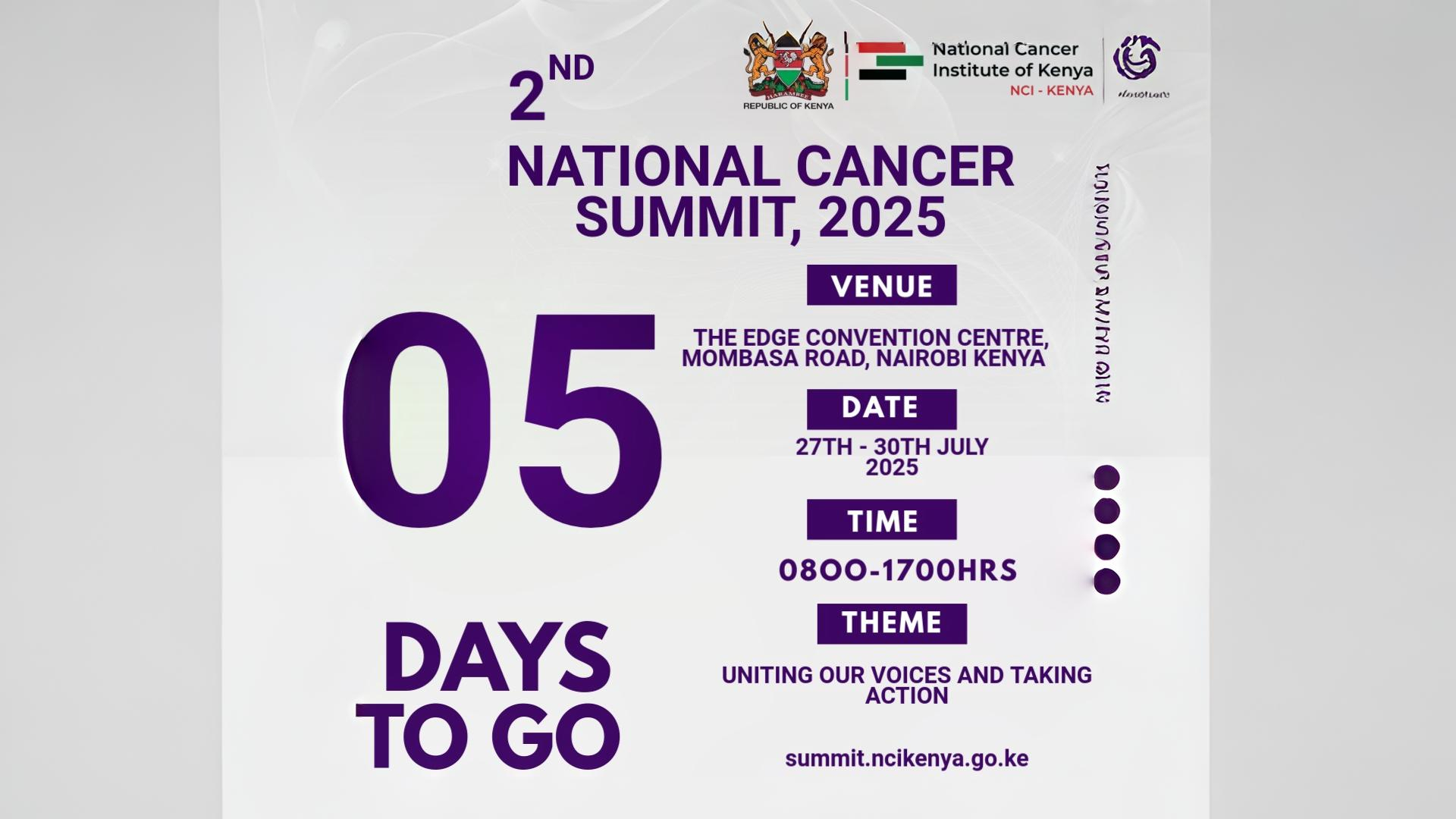 The 2nd National Cancer Summit