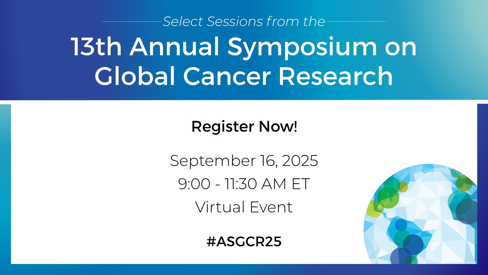 13th Annual Symposium