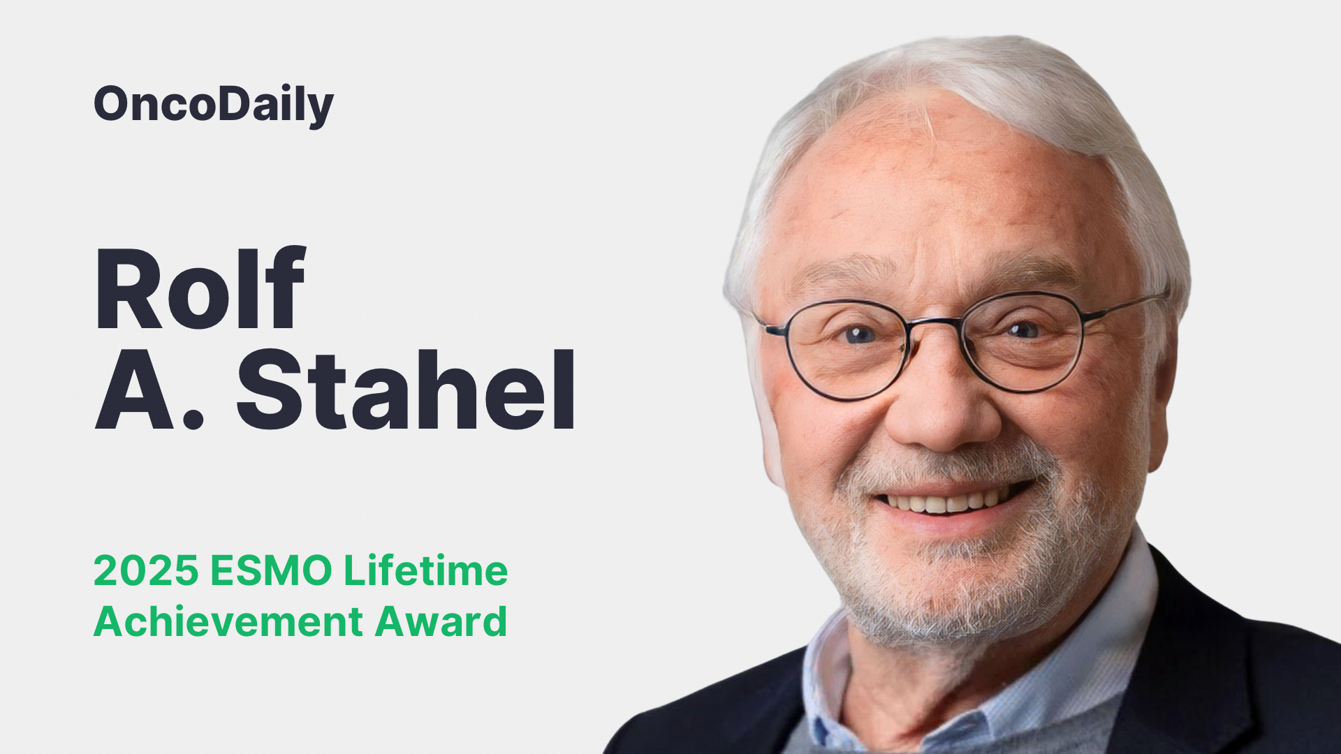 ESMO Lifetime Achievement Award