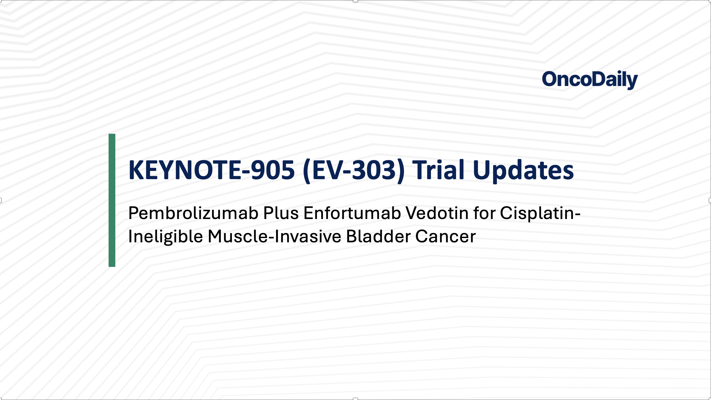 KEYNOTE-905 (EV-303) results on OncoDaily
