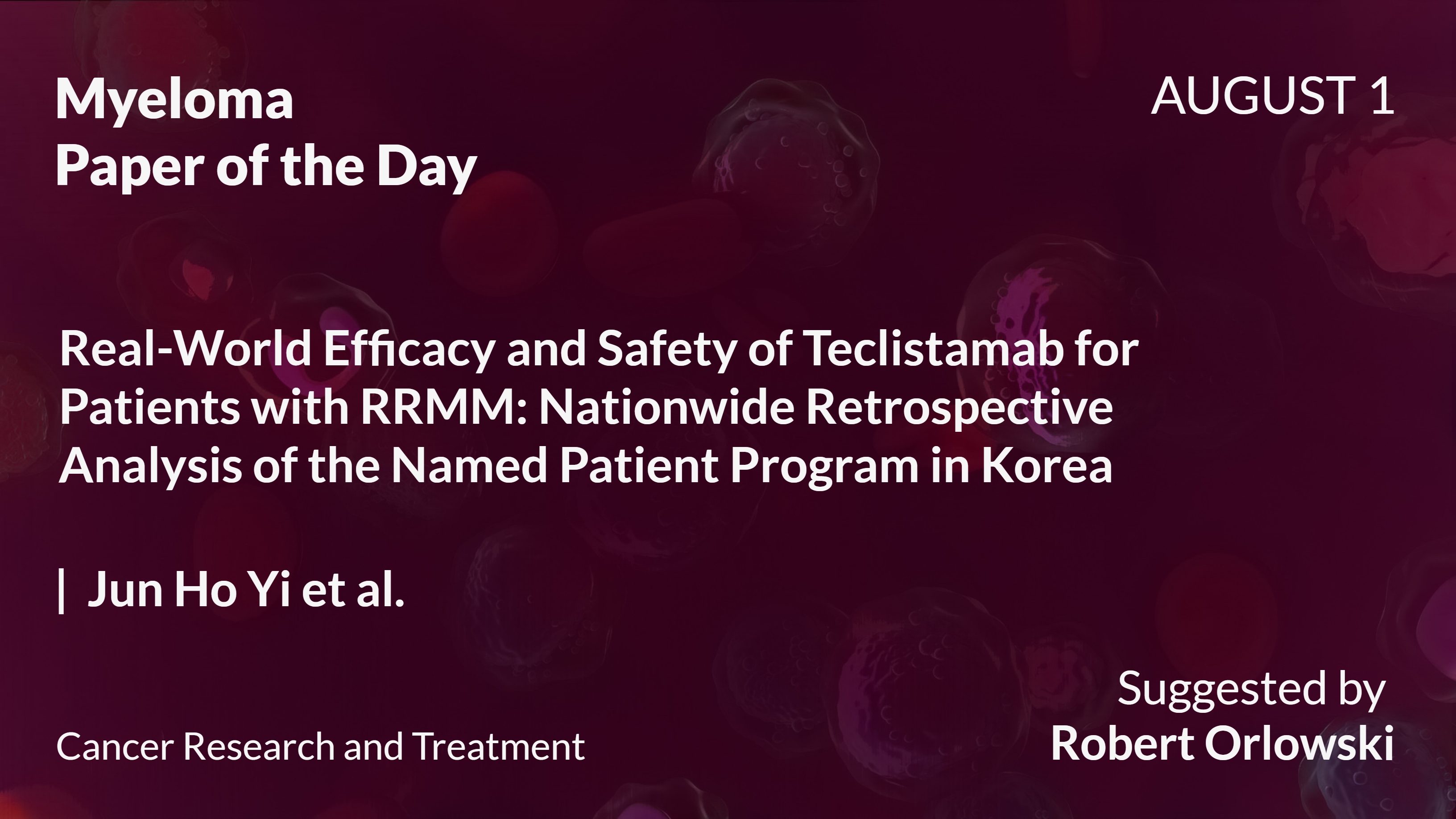 Myeloma Paper of the Day