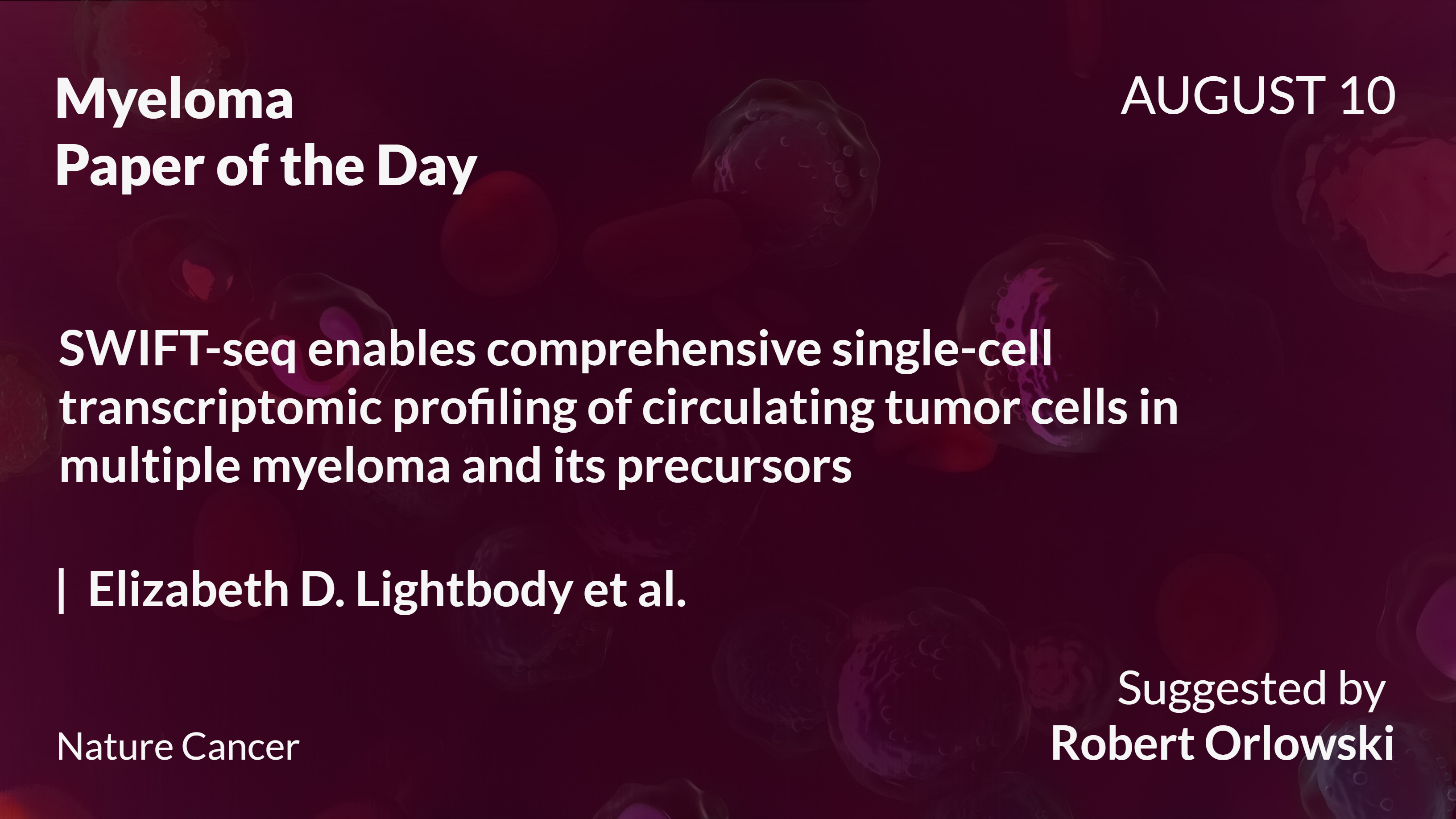 Myeloma Paper of the Day