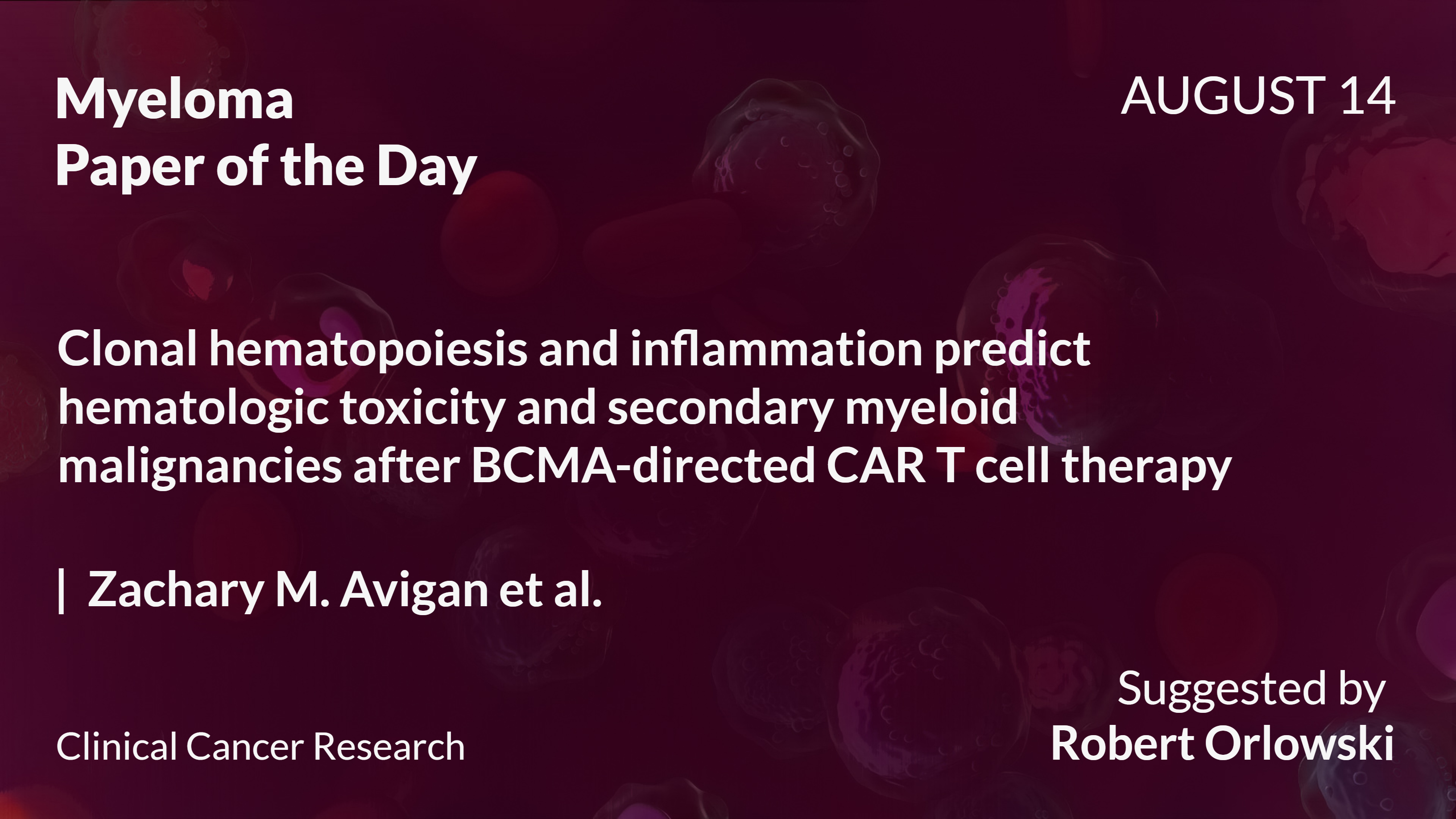 Myeloma Paper of the Day