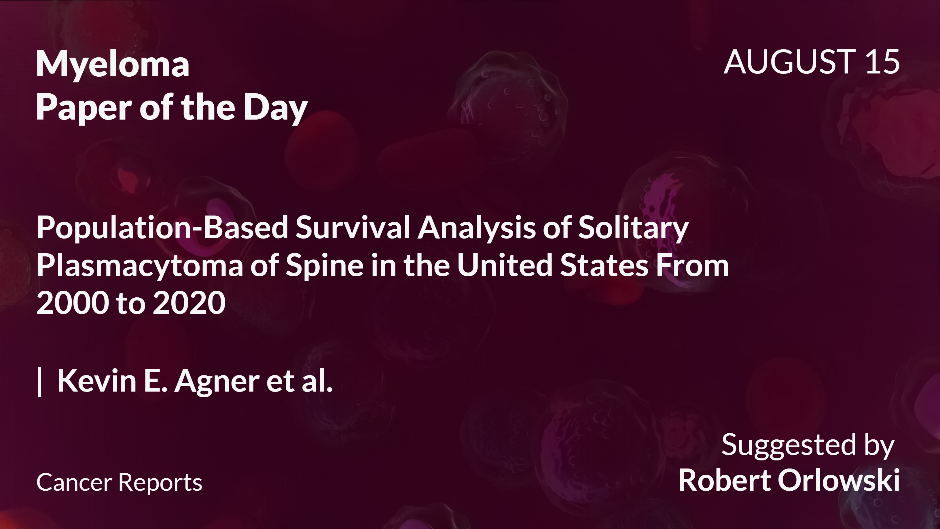 Myeloma Paper of the Day