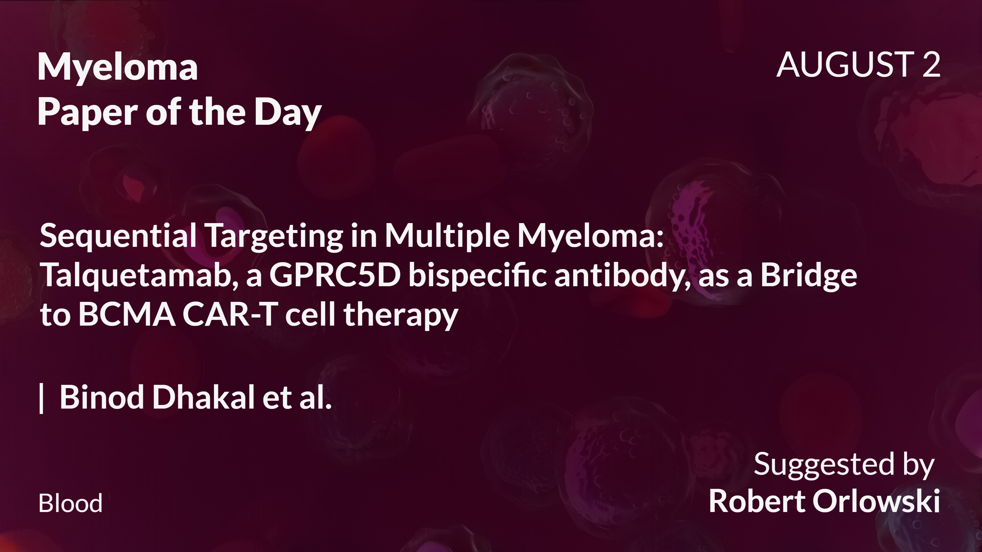 Myeloma Paper of the Day