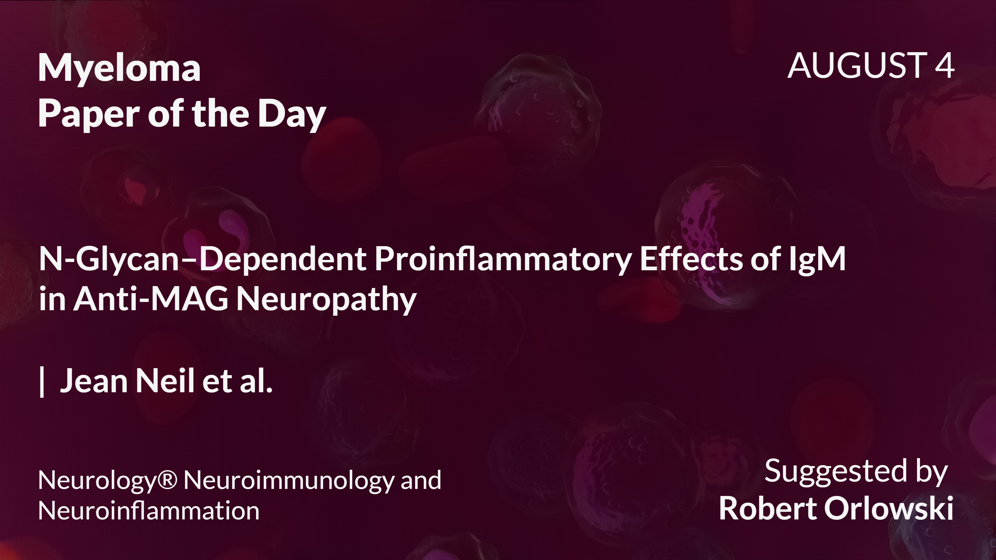 Myeloma Paper of the Day