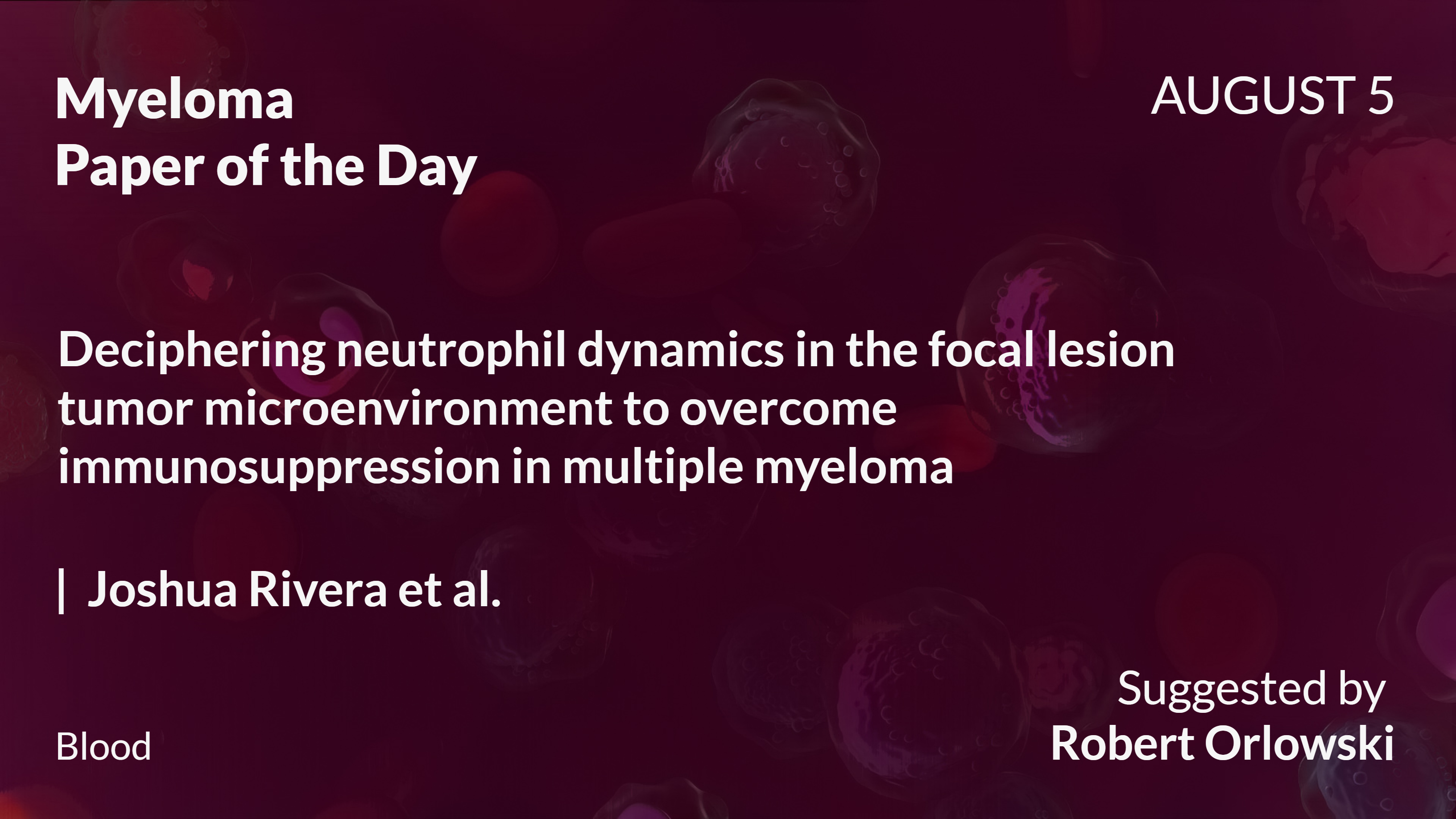 Myeloma Paper of the Day