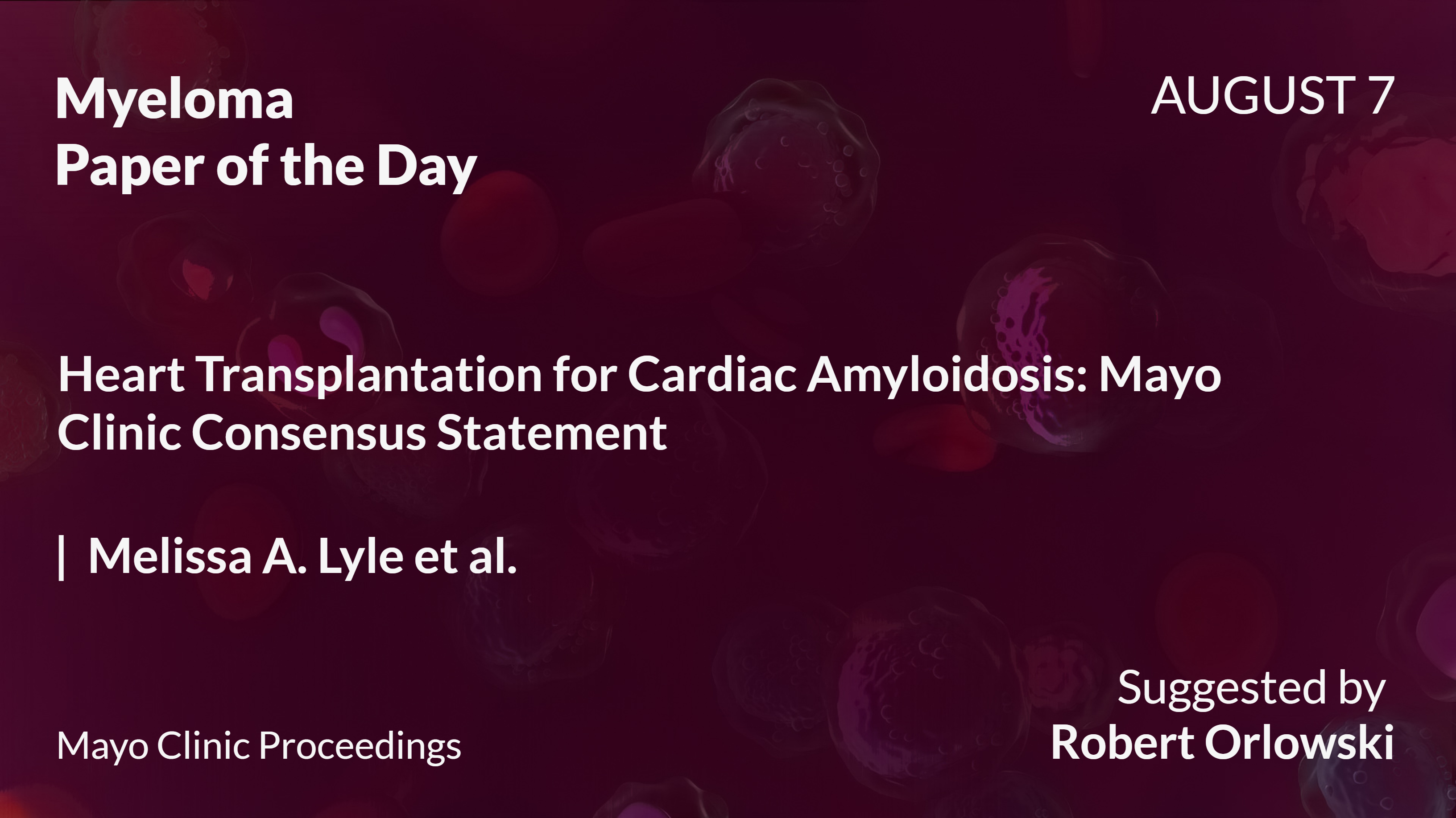 Myeloma Paper of the Day