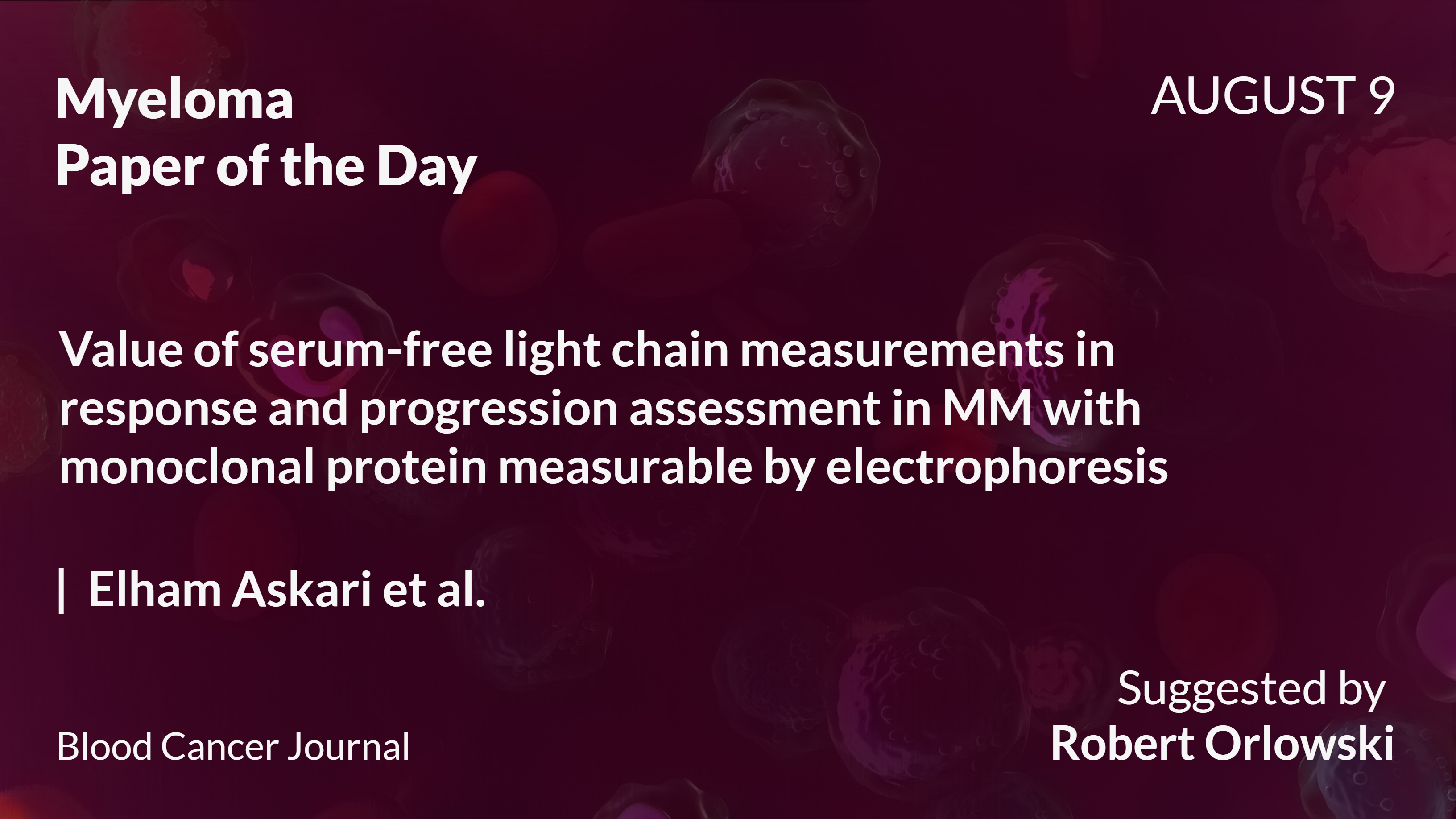 Myeloma Paper of the Day