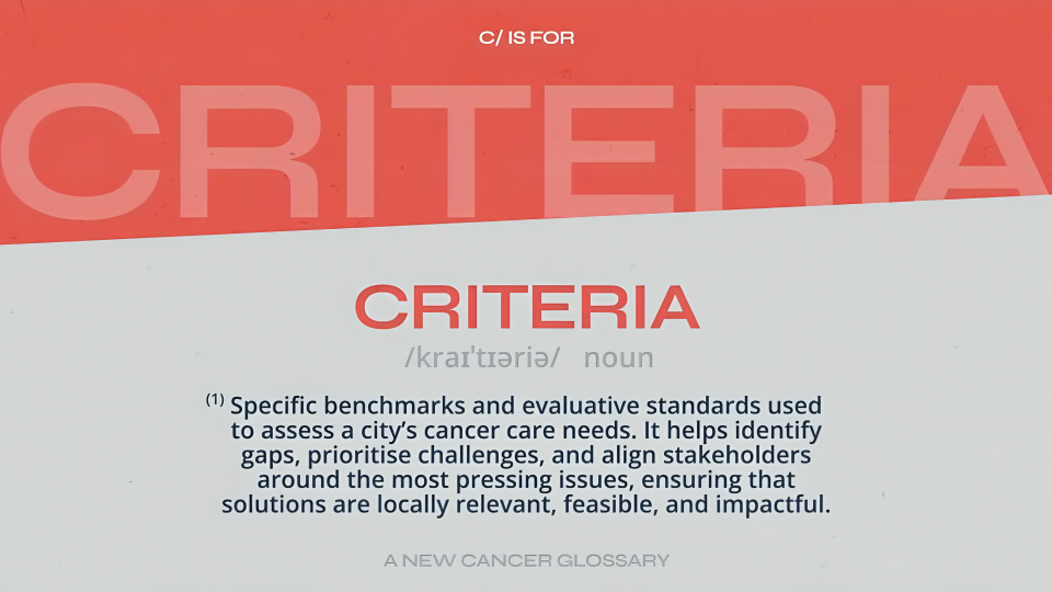 C Is for Criteria